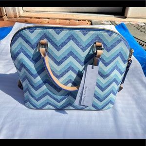 🆕 Donney & Bourke zip zip chevron satchel